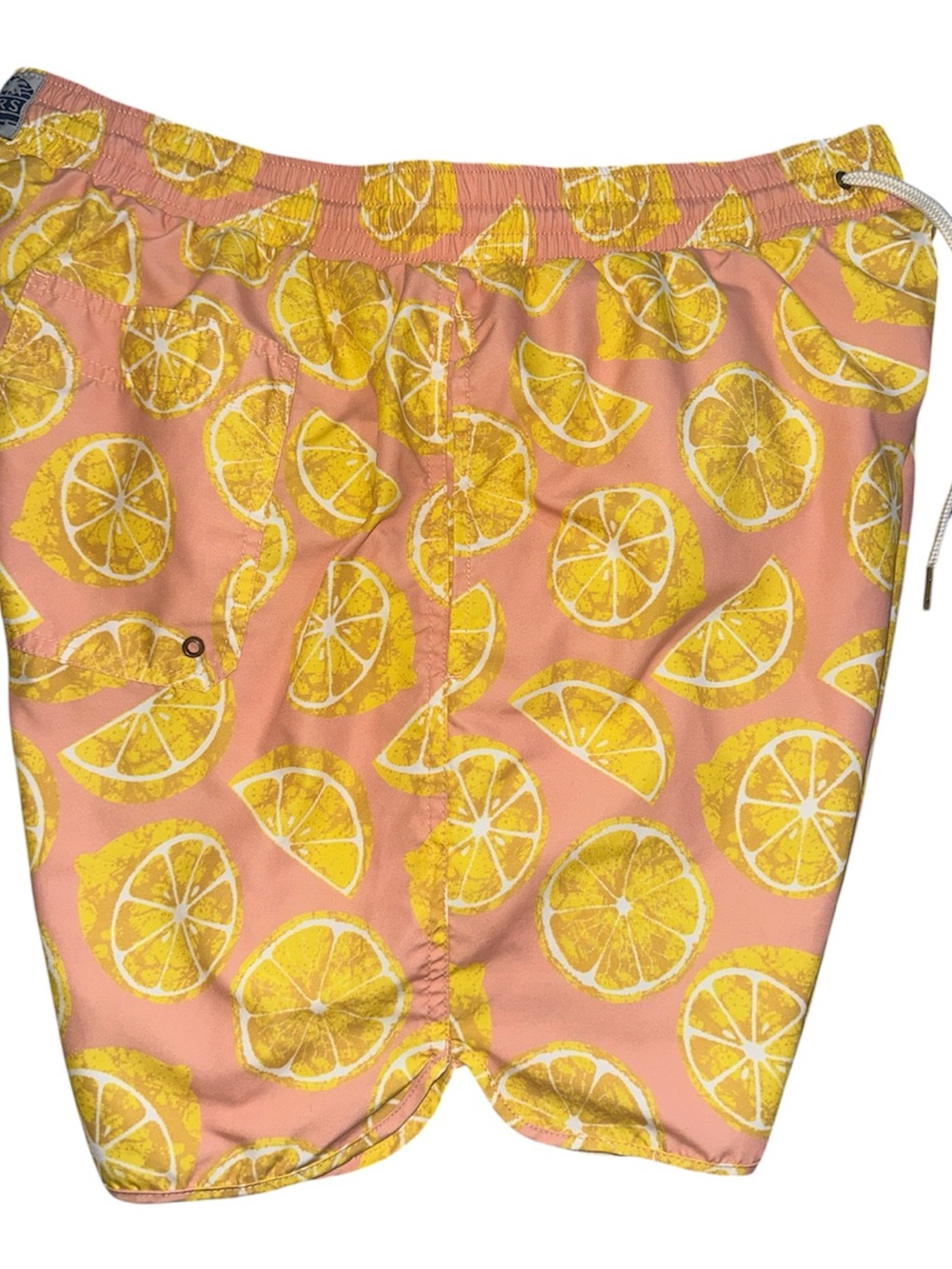 Grayers Pink Lemon-Print Men's Swim Shorts